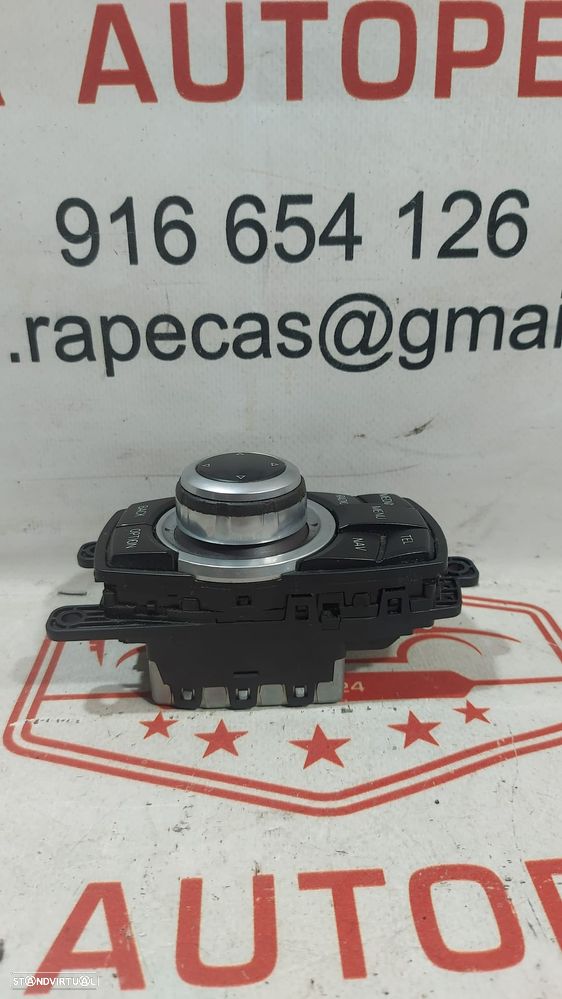 Comando Multifunções Joystick Idrive NAV Navegação Radio BMW F10 X3 6582926795501 Original - 4