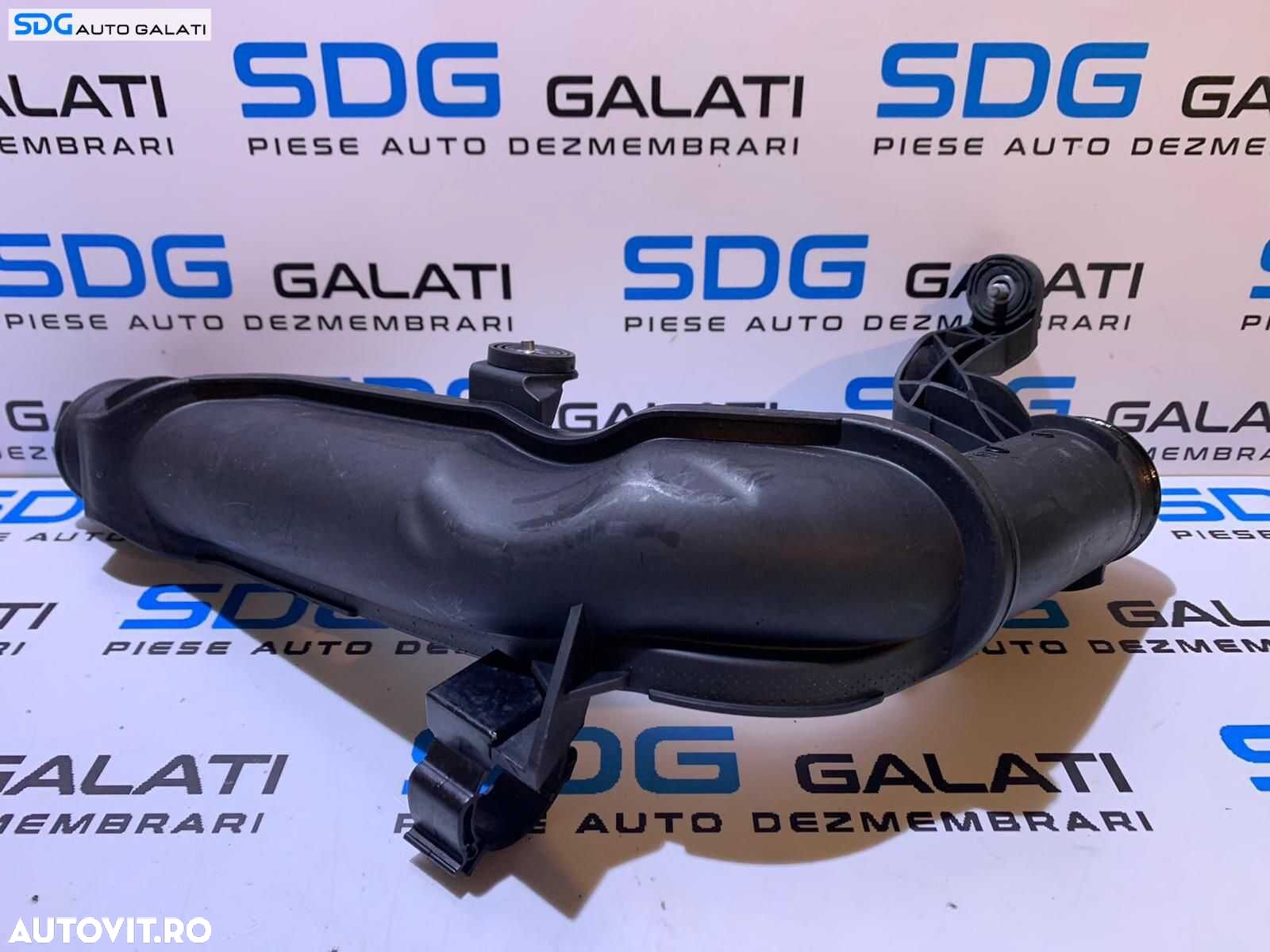Conducta Teava Tubulatura Completa cu Senzor Presiune Aer MAP Intercooler Volkswagen Touran 1.6 TDI CAYB CAYC 2011 - 2015 Cod 1K0145770AE [C4205] - 1