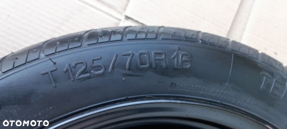 KOŁO DOJAZDOWE ZAPASOWE VW GOLF VI VII A3 8V R16 5X112 ET25.5 1K0601027AQ - 5