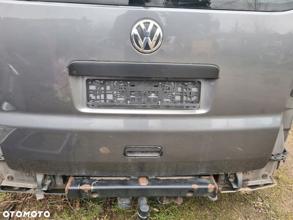 VW T5 LIFT klapa bagażnika tył szara LH7W BEZ RDZY - 2