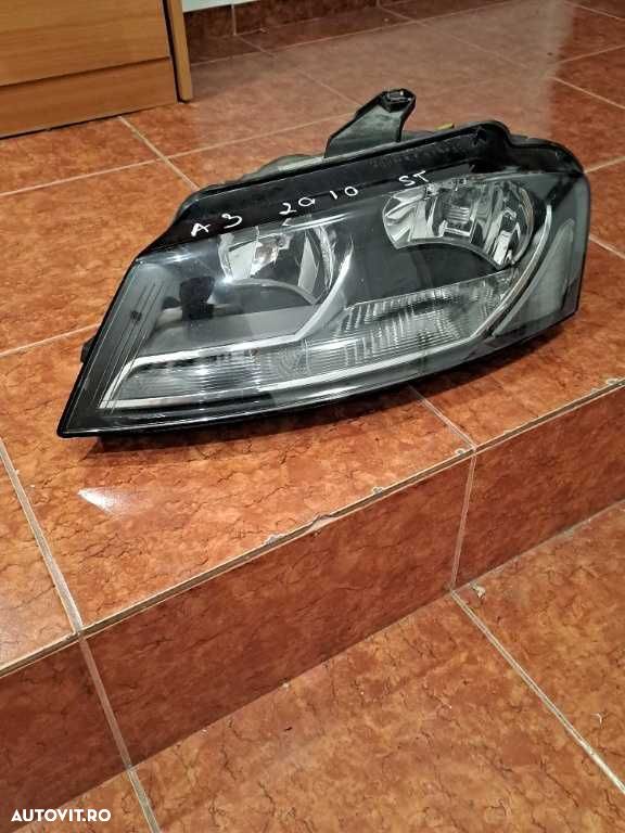 Far stanga Audi A3 8P Facelift 2008-2013 original Europa cod 8P0941003 - 1