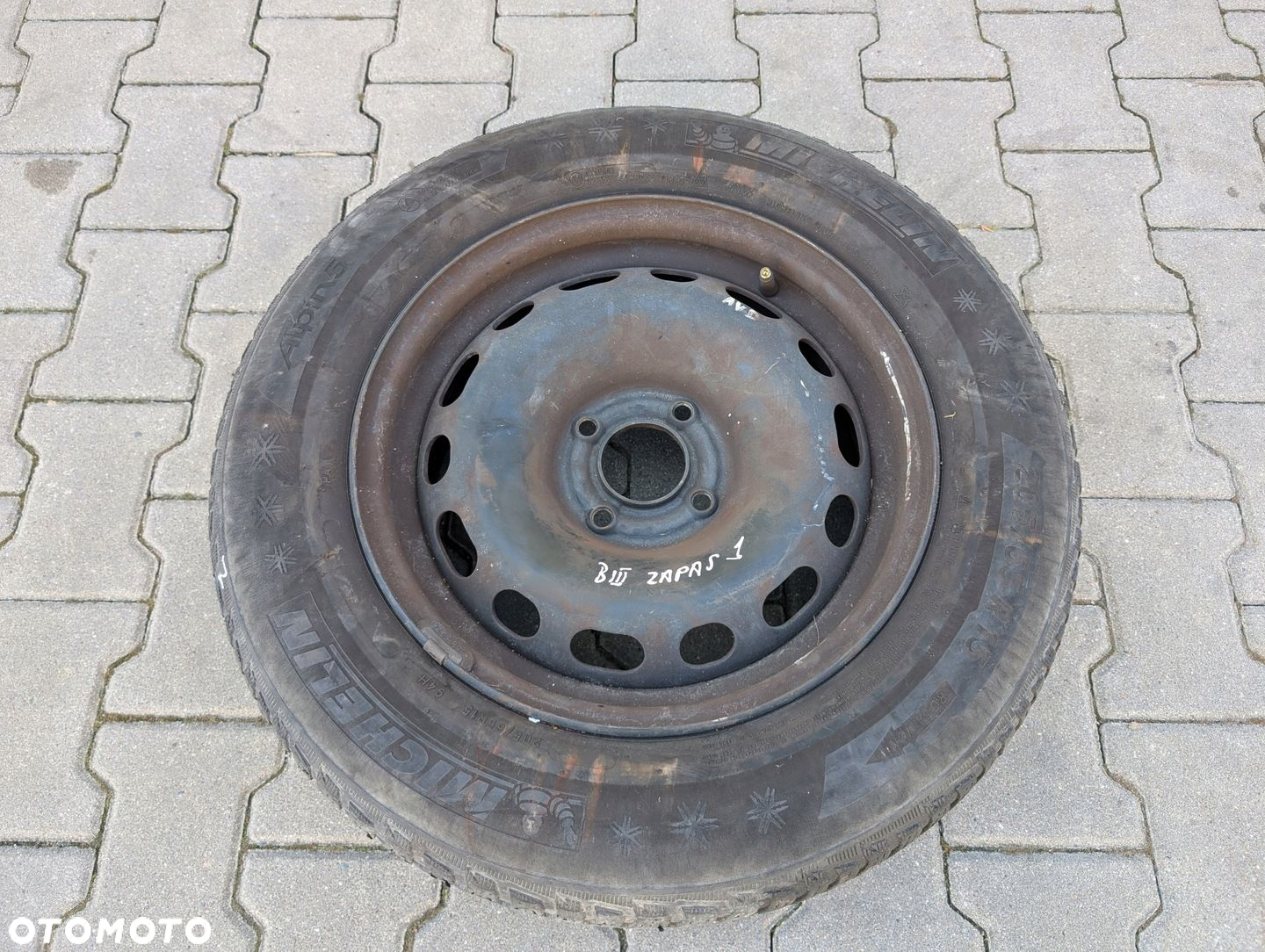 KOŁO DOJAZDOWE ZAPASOWE 15 PEUGEOT PARTNER CITROEN BERLINGO III 2008-2018 - 2