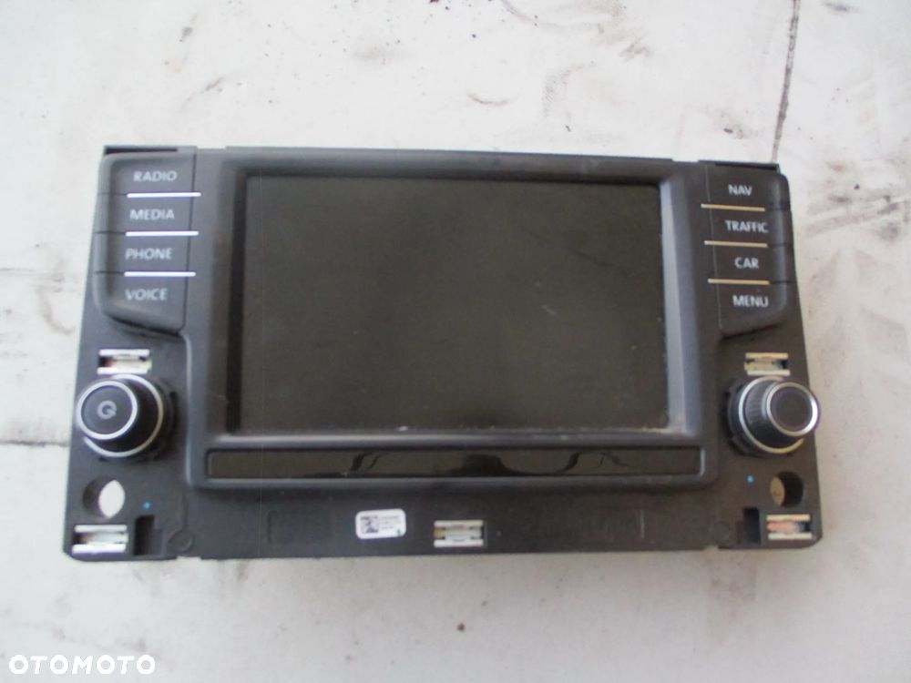 VOLKSWAGEN EKRAN RADIO WYŚWIETLACZ 3G0919605D - 1