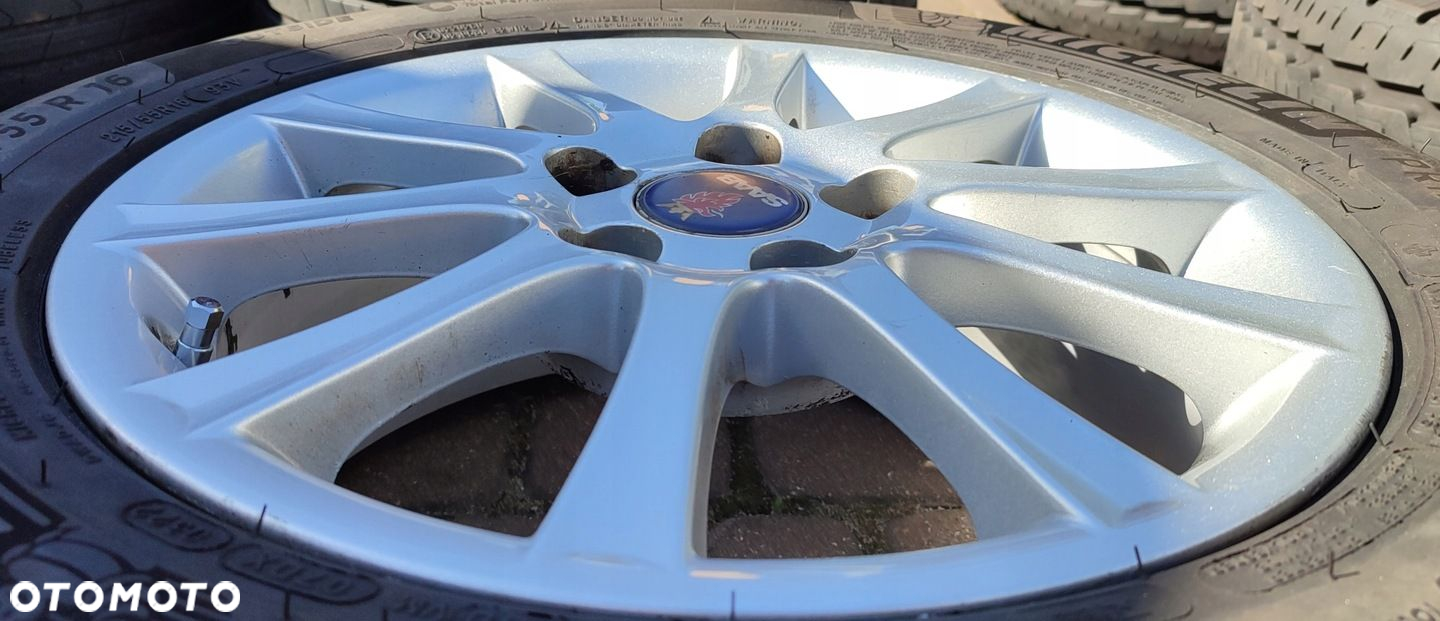 Felgi Aluminiowe Oryg. Saab 9-5 16 Cali 5x110 6,5Jx16 ET49 Ø65,1mm 12771532 - 7