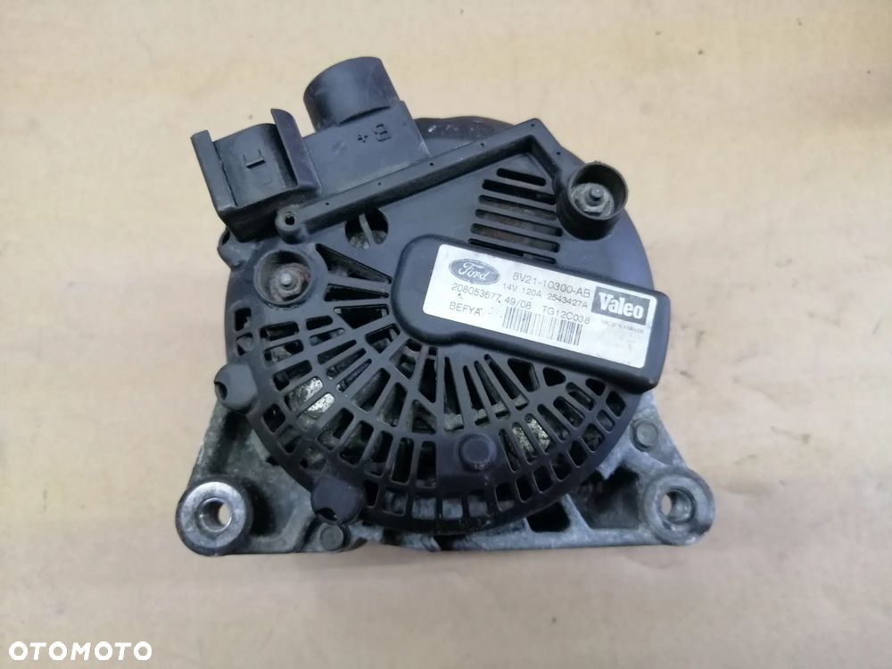 Ford Fiesta MK VII 1.6 TDCi alternator Valeo 120A 8V21-10300-AB - 7