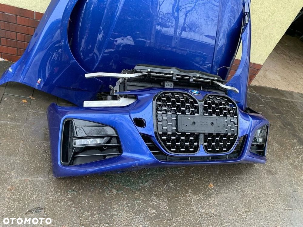 ZDERZAK MASKA LAMPA KOMPLETNY PRZÓD BMW 4 G22 LIFT M-PAKIET LED - 2