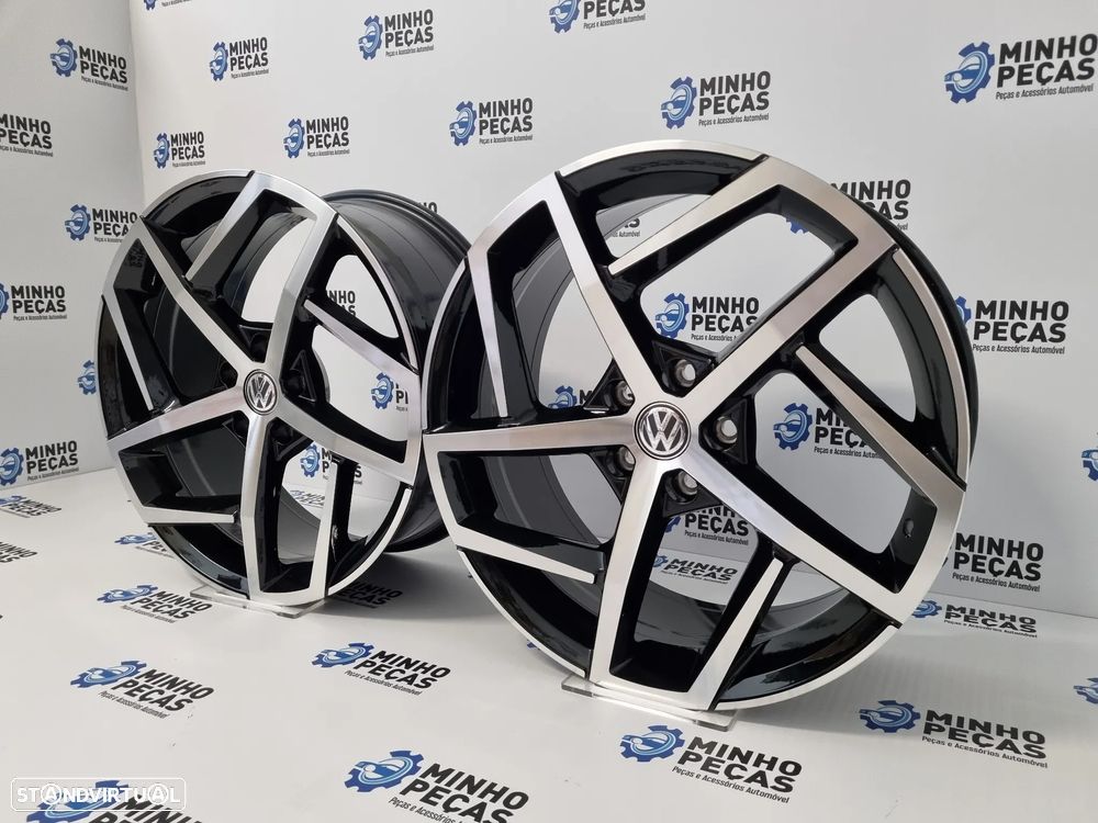 Jantes VW Golf 8 GTI em 19 Preto Polido - 2