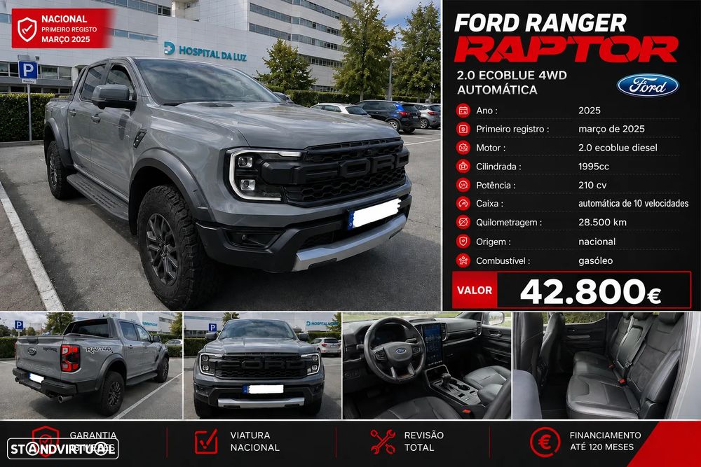 Ford Ranger 2.0 EcoBlue CD Raptor 4WD Aut. - 1