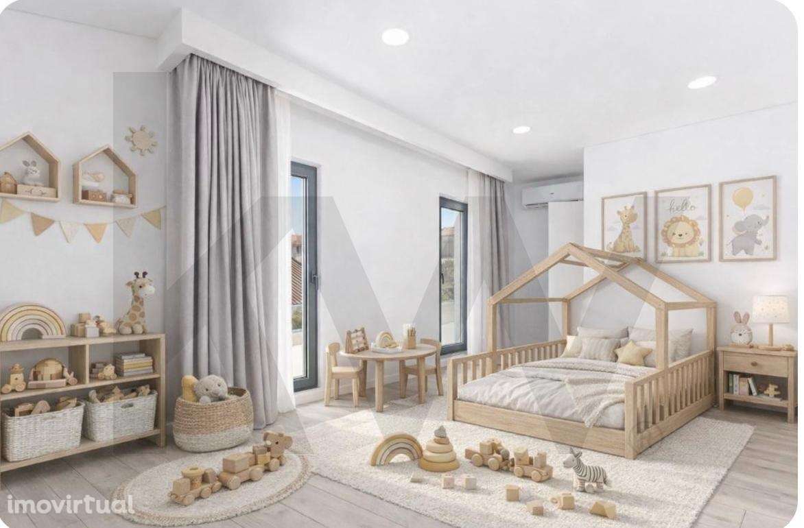 Moradia T3 Nova com Jardim, Terraço e Estacionamento – Próxima da CREL - Grande imagem: 4/50