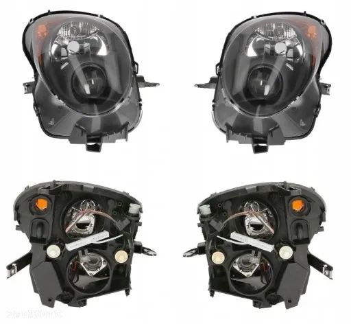 Reflektor Lampa Przednia ALFA ROMEO MITO 2008-2018 H7 H7 Czarna Nowa - 1