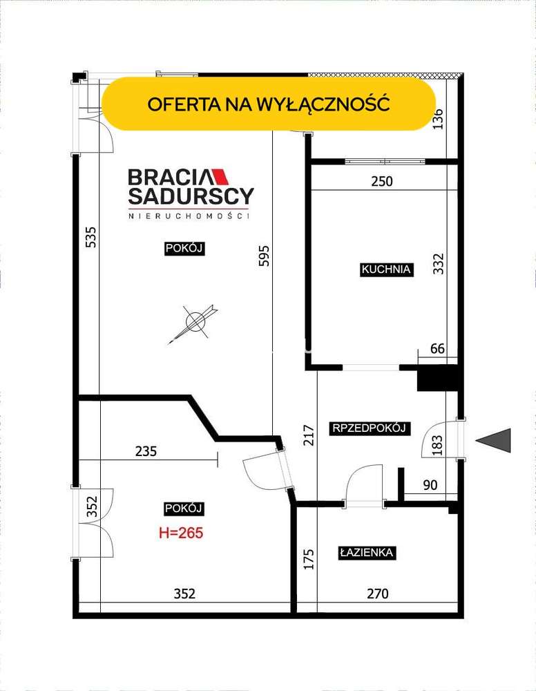 2 pokoje os. Mozarta, Prądnik Biały