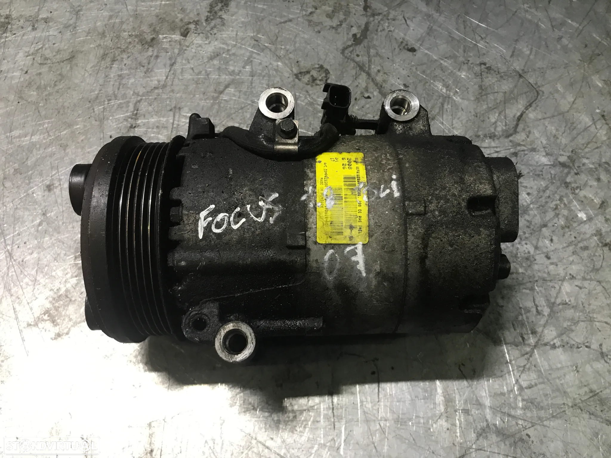 COMPRESSOR AC FORD FOCUS II / C-MAX 1.8TDCI REF. 4M5H19D629AE - 3