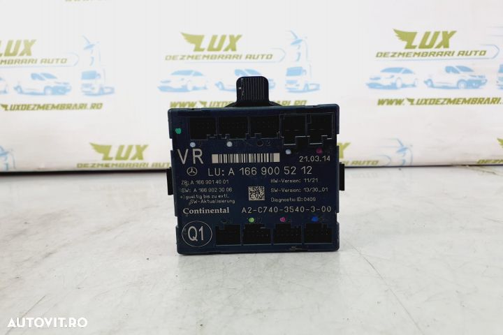 Modul usa dreapta fata A1669005212 Mercedes-Benz GL-Class X166 - 1
