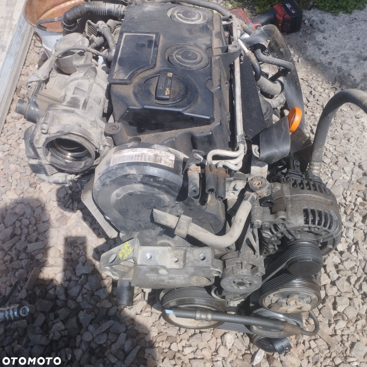 Volkswagen caddy seat audi kompletny silnik 1.9 tdi BSU GWARANCJA - 1