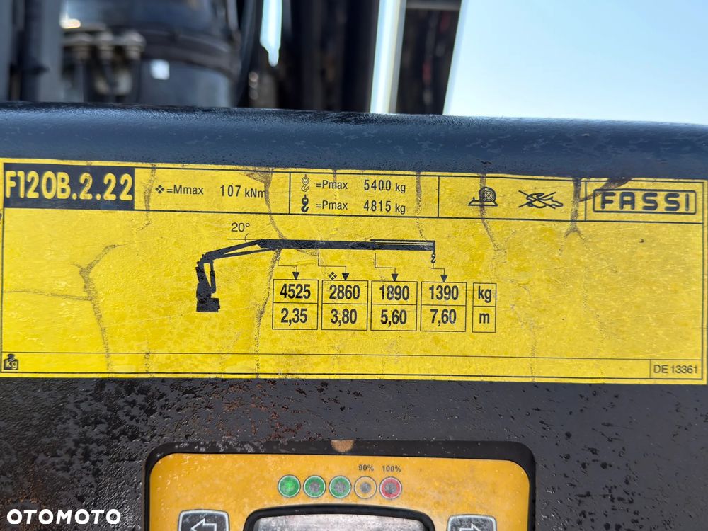 Renault T 380 * SKRZYNIA 6,80 m * FASSI F120B.2.22 + PILOT * STAN BDB - 8