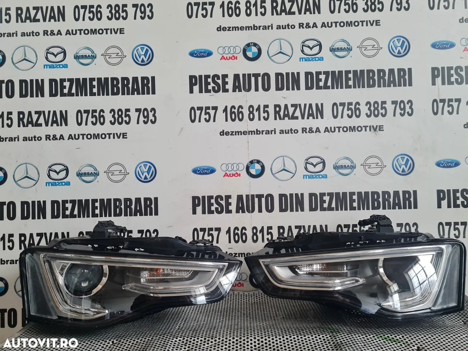 Faruri Far Stanga Dreapta Led Bi-Xenon Complete Audi A5 Facelift 2.0 Tdi Euro 5 Motor CJC Cutie Aut - 2