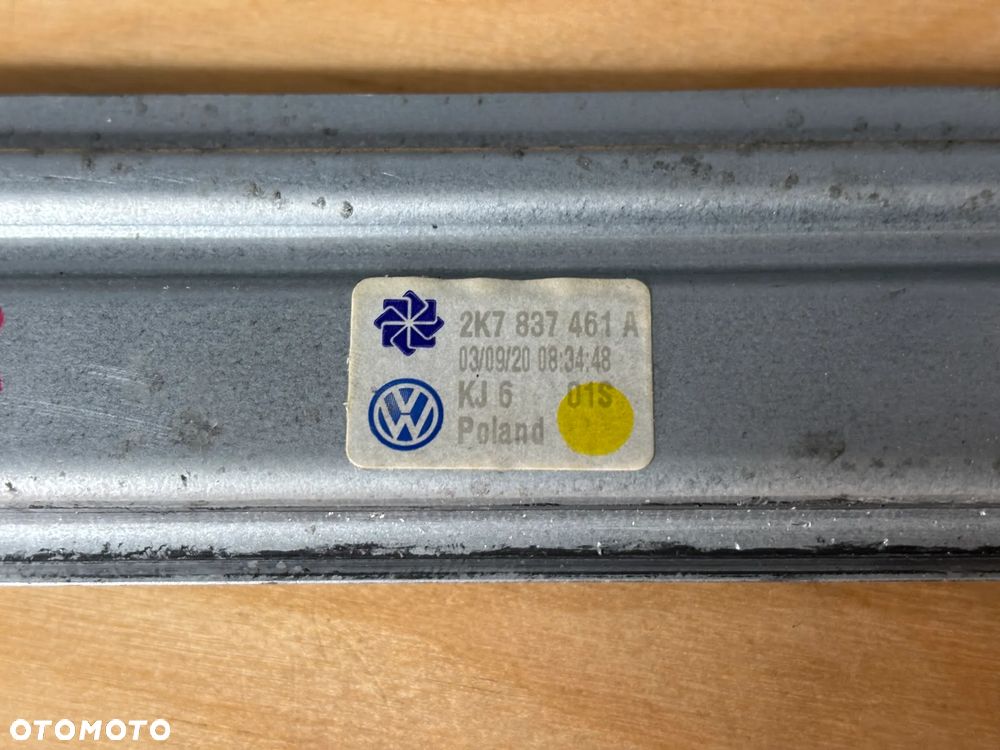 Vw Caddy 2K7 V mechanizm podnoszenia szyb 2K7837461A - 3