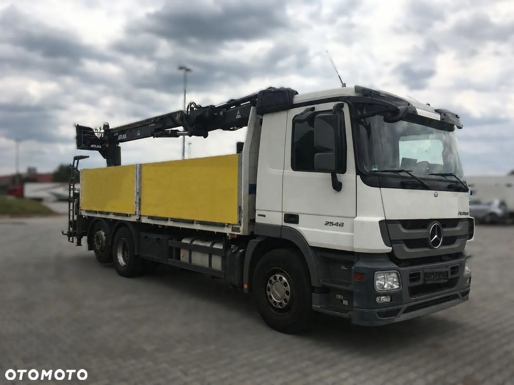Mercedes-Benz Actros 2548 6x2 + HDS ATLAS 170.2 | 476 KM | Euro 5 | 2011r - 1