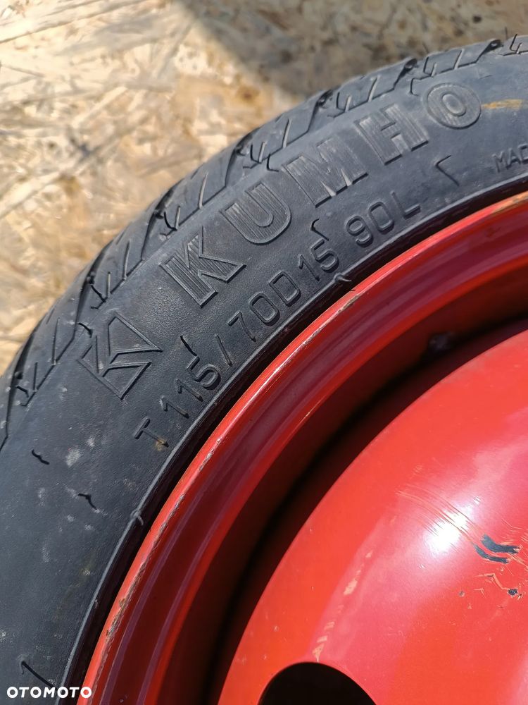 KOŁO DOJAZDOWE ZAPASOWE 15 CALI HYUNDAI I20 4X100 - 5