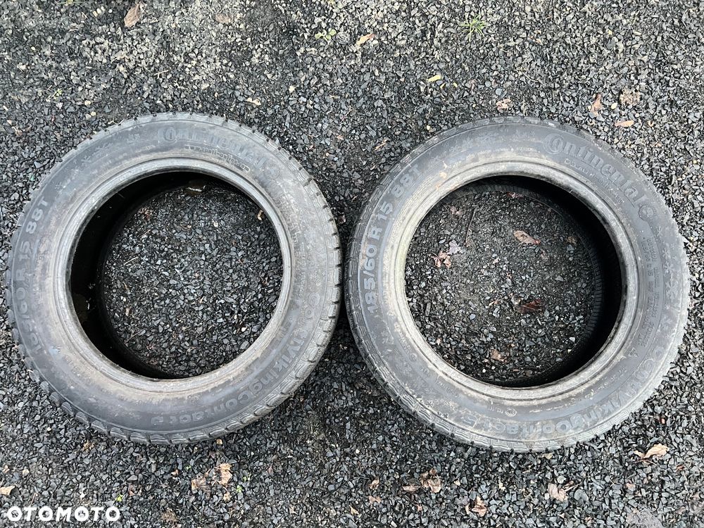 CONTINENTAL 6mm 2x OPONA ZIMOWA 185/60/R15 ContiVikingContact 5 11r - 2