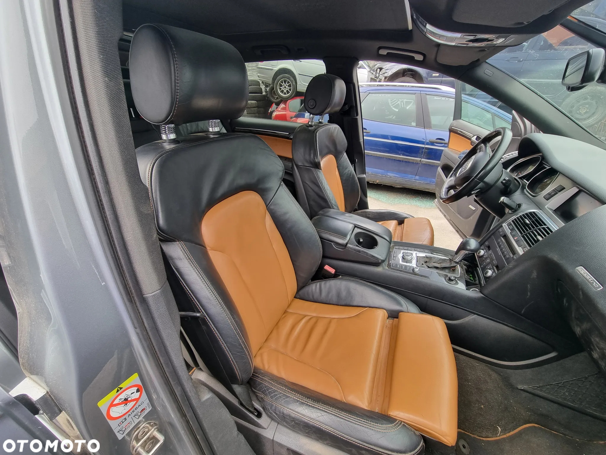 AUDI Q7 4L 05-10 r. FOTELE + KANAPA + KOMPLET BOCZKÓW wersja exclusive + - 3