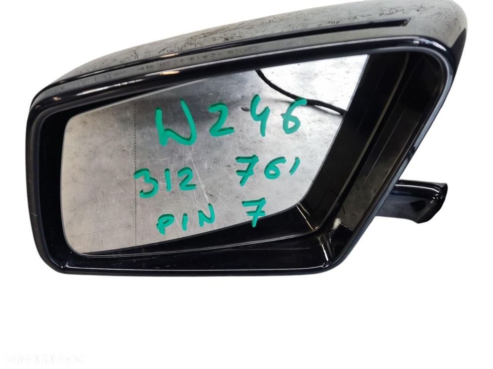 MERCEDES B KLASA W246 LUSTERKO LEWE 7 PIN KOD 761 - 2