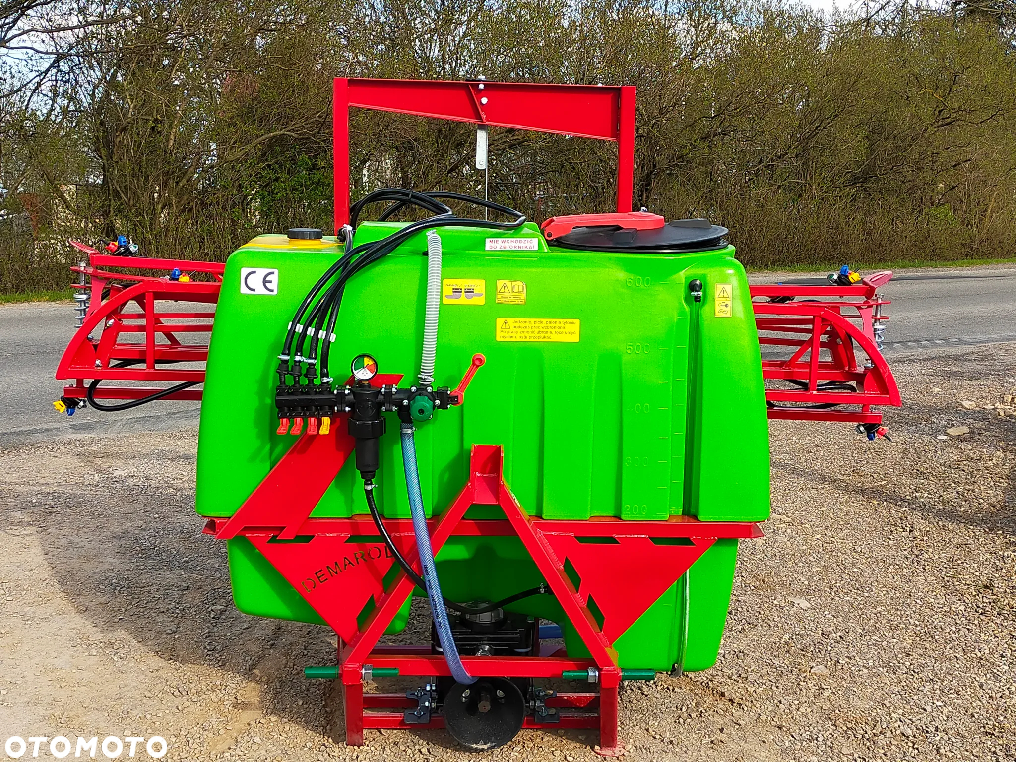 OPRYSKIWACZ POLOWY ZAWIESZANY DEMAROL 200/ 300/ 400/ 600/ 800/ 1000l lanca 8/10/12/15m model CYKLON SOKÓŁ lub SZOGUN - 7