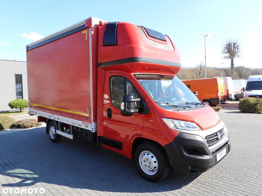Fiat DUCATO PLANDEKA 8 PALET WEBASTO TEMPOMAT NAWIGACJA KLIMATYZACJA  180KM - 5