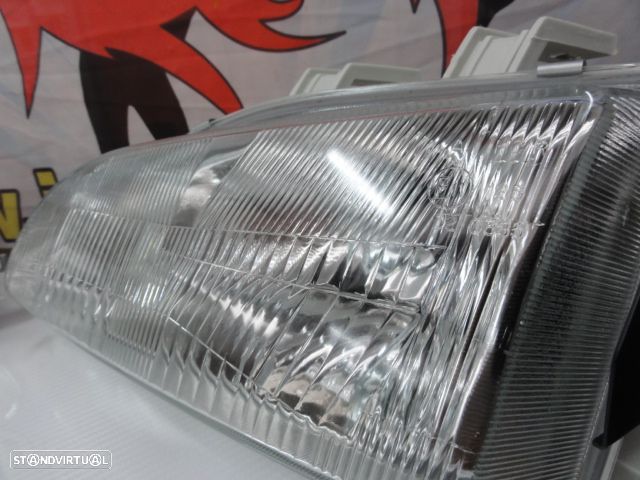 Faróis frontais manuais com luz branca 5000k Honda civic 92-95 2, 3 portas EG3, EG4, EG5, EG6, EJ1, EJ2, 4 portas EG8, EG9, EH8, EH9 - 13