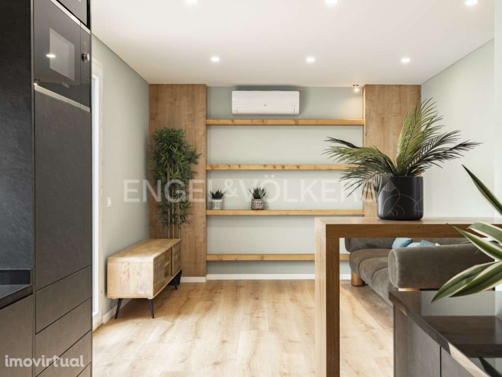 T2 totalmente remodelado com terraço no centro de Oeiras - Grande imagem: 4/30