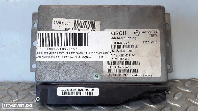 QUADRO ELÉTRICO CITROEN C5 I 2.2 HDI (DC4HXB, DC4HXE) 133CV 2179CC - 1
