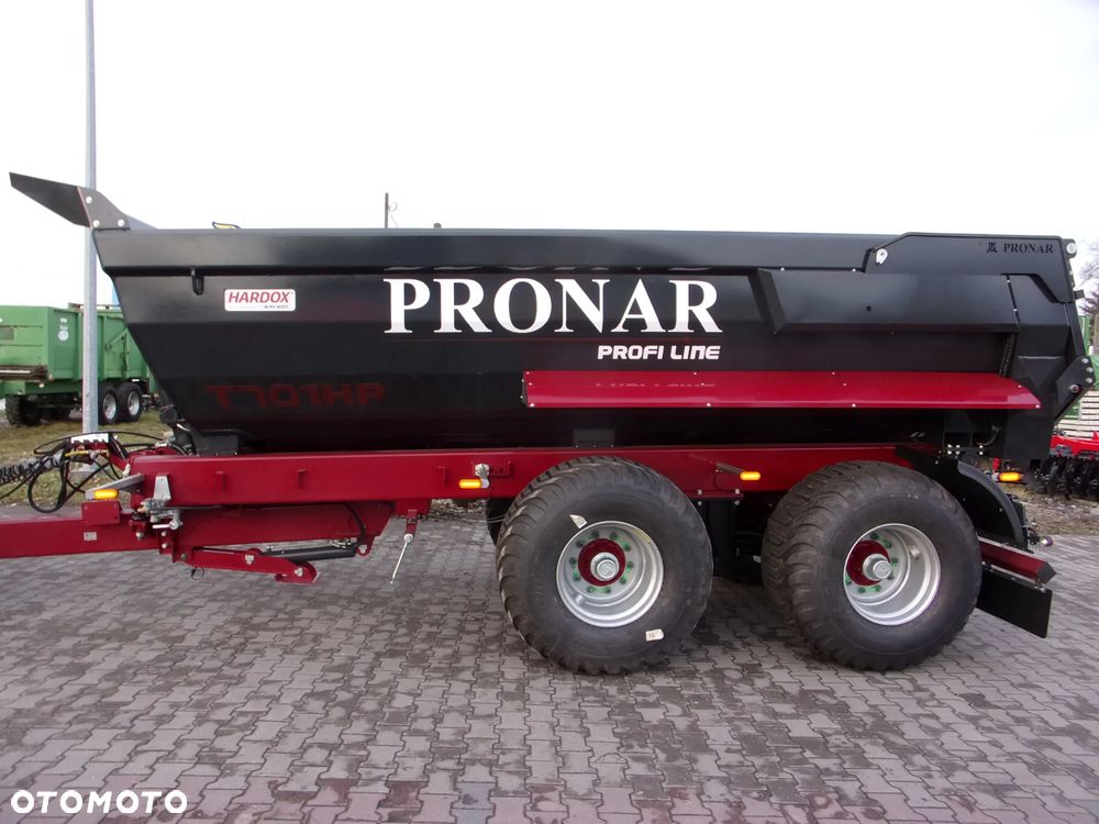 Pronar Przyczepa T701HP -16,1 tony, rolnicza - ciężarowa - budowlana ze skrzynią ładunkową typu Half-Pipe, skorupowa, tandem - 13