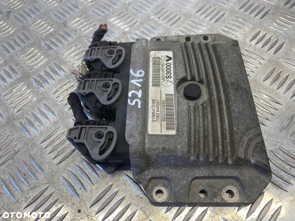 KOMPUTER STEROWNIK SILNIKA RENAULT CLIO III II1.2 16V 8200461733 8200504593 - 4