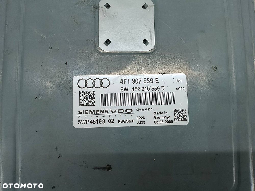KOMPUTER, STEROWNIK AUDI A6 C6 4F2910559D  5WP45198 3.2 FSI - 5