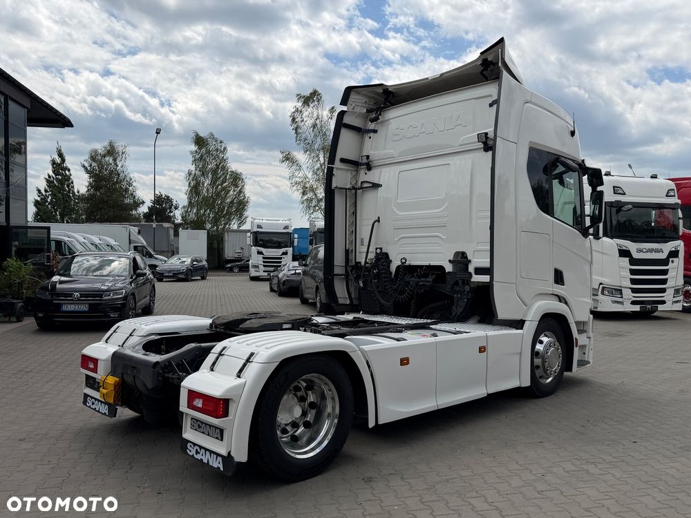 Scania Low deck mega r450 z Niemiec alcoa full led dwa duże zbiorniki navi klima postojowa nowe Tacho - 6