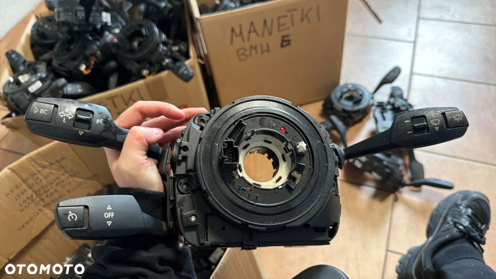 BMW E90 E92 E93 PRZEŁĄCZNIK ZESPOLONY TAŚMA MANETKI 9123049 - 1