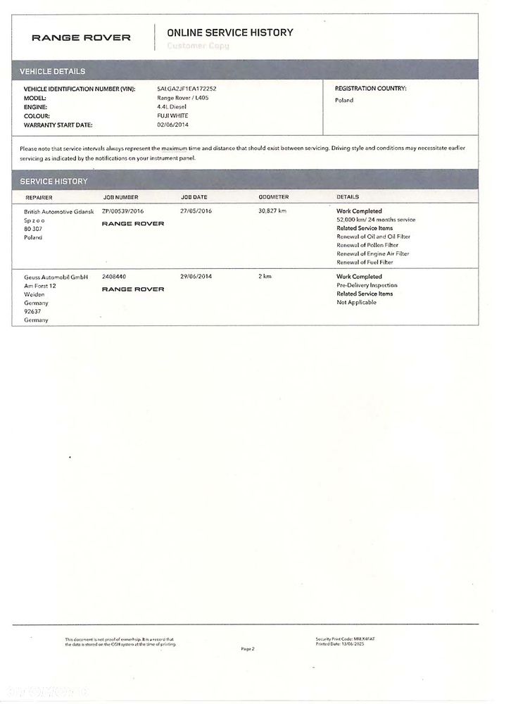 Land Rover Range Rover 4.4SD V8 SV AB - 14