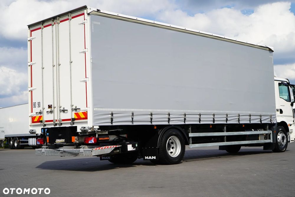 MAN TGM / 18.320 / ACC / E 6 / FIRANKA + WINDA / ŁAD. 9 175 KG / 21 PALET / DŁ. 8,6 M - 40