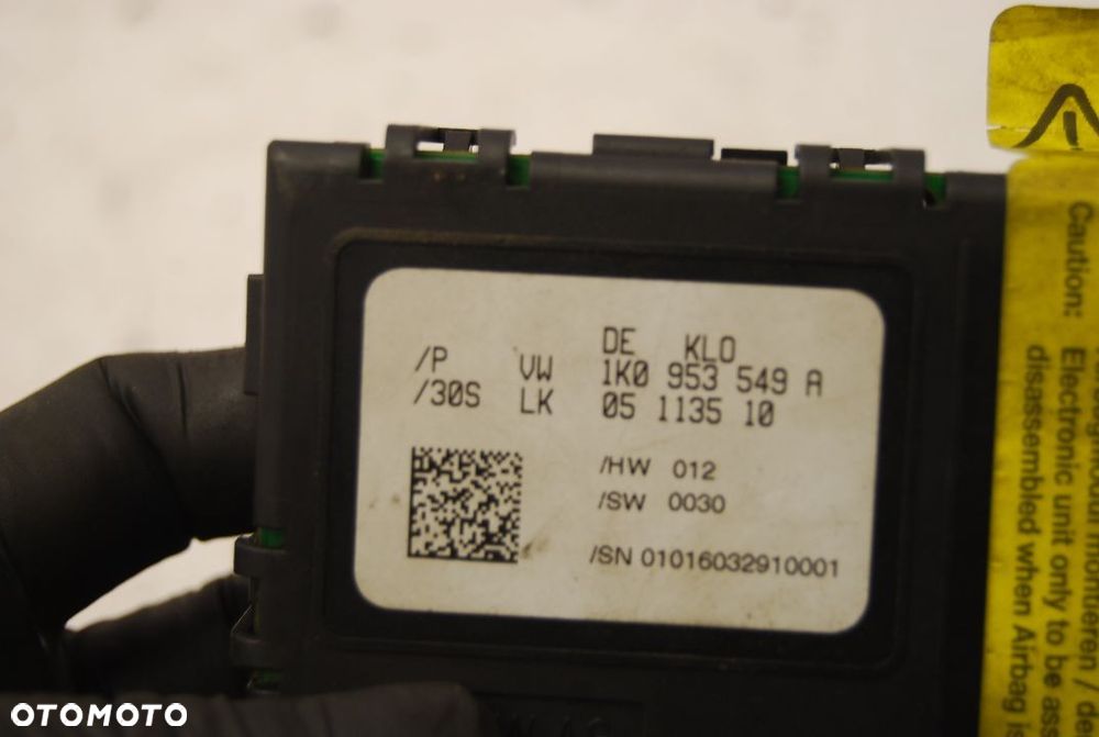 MODUŁ KĄTA SKRĘTU 1K0953549A AUDI A3 8P VW SEAT - 3
