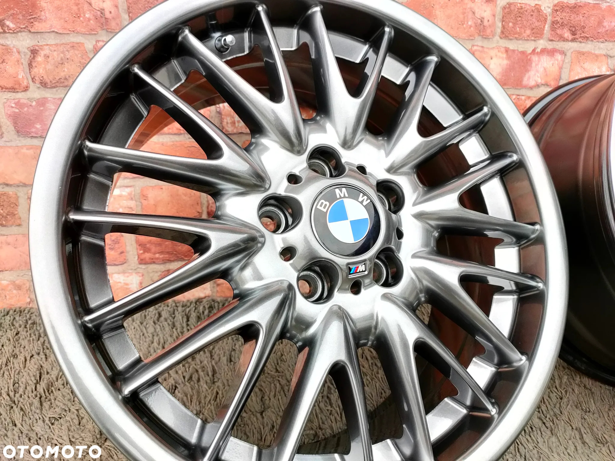8j 8.5j oryginalne felgi 18 BMW 5x120 M pakiet Styling 72 seria 1 3 E36 E46 E90 Z3 Z4 E81 E87 F20 F30 F32 ET47 ET50 grafit Shadow Chrome - 7