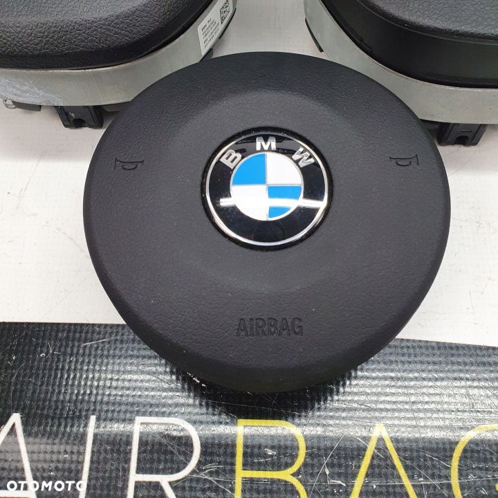 BMW F10 F11 DESKA ROZDZIELCZA KONSOLA KOKPIT PULPIT PODUSZKI AIRBAG AIR BAG NAPINACZE KIT SET - 11