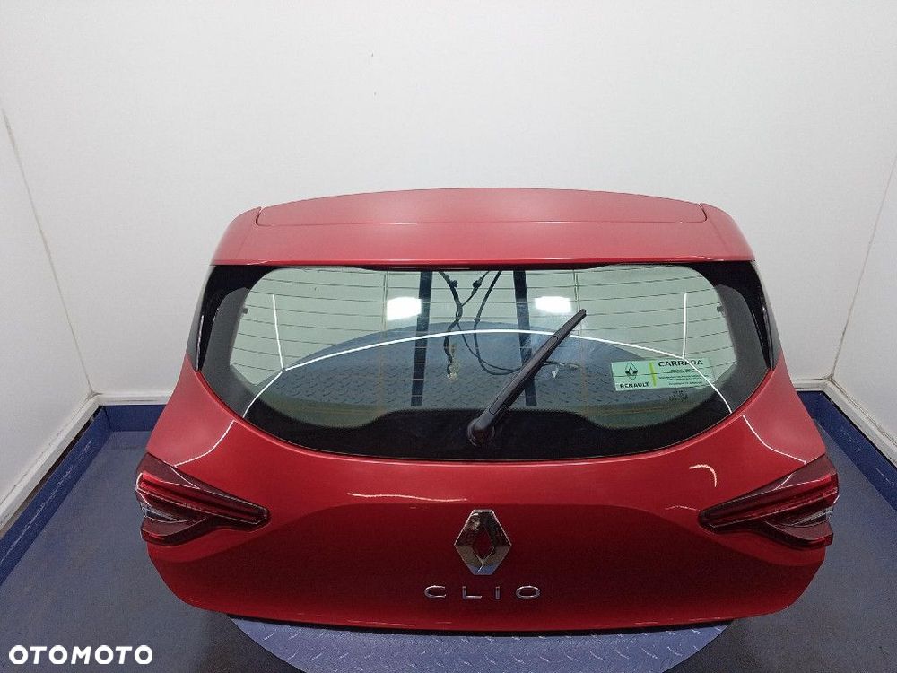 RENAULT CLIO V TYLNA KLAPA BAGAŻNIKA TYŁ TENNP - RED FLAME - 1