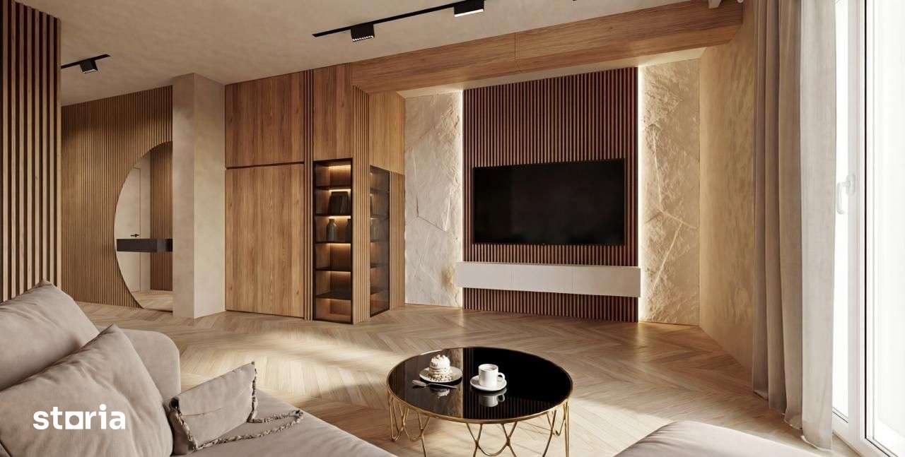 Apartament finisaje premium, 2 camere, 56 mpu, parter, boxa, Cetate - Imagine principală: 3/5