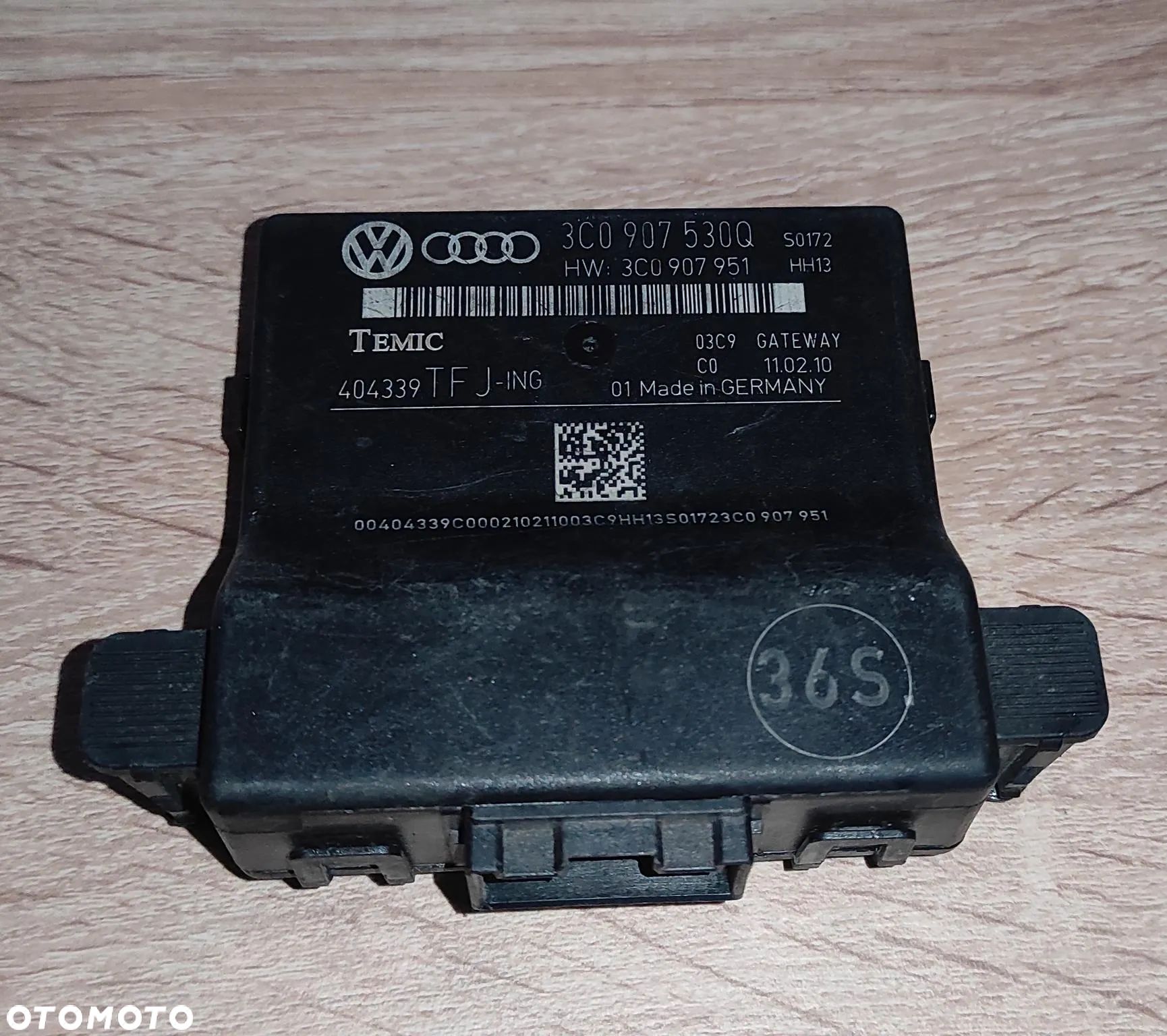 MODUŁ STEROWNIK CAN GATEWAY 2010 VW AUDI SEAT SKODA 3C0907530Q - 1
