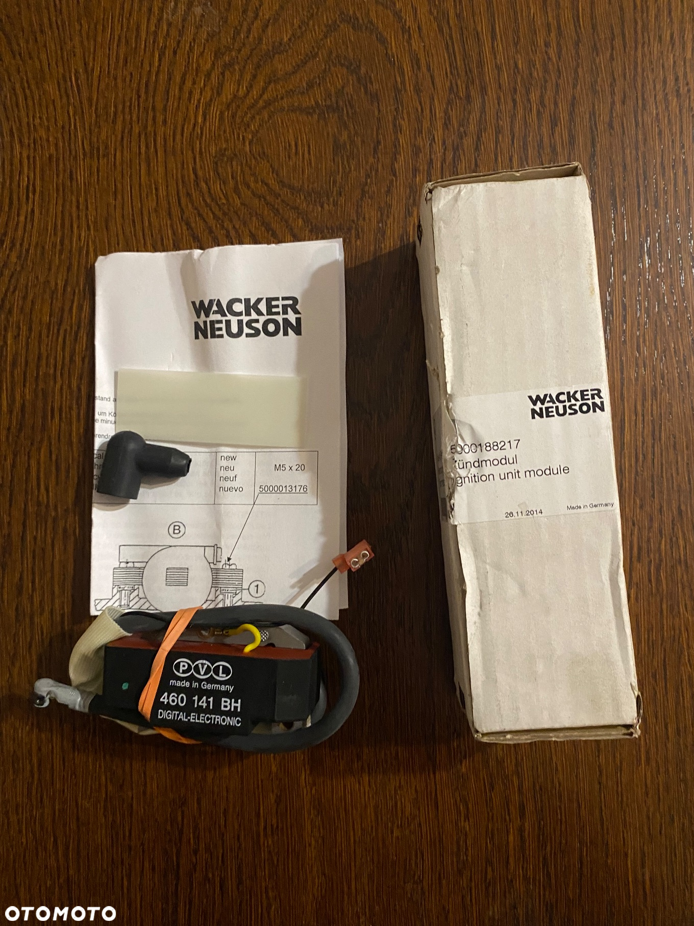 Wacker neuson bs skoczek stopa cewka zapłonowa zapłon silnika WM80 - 2