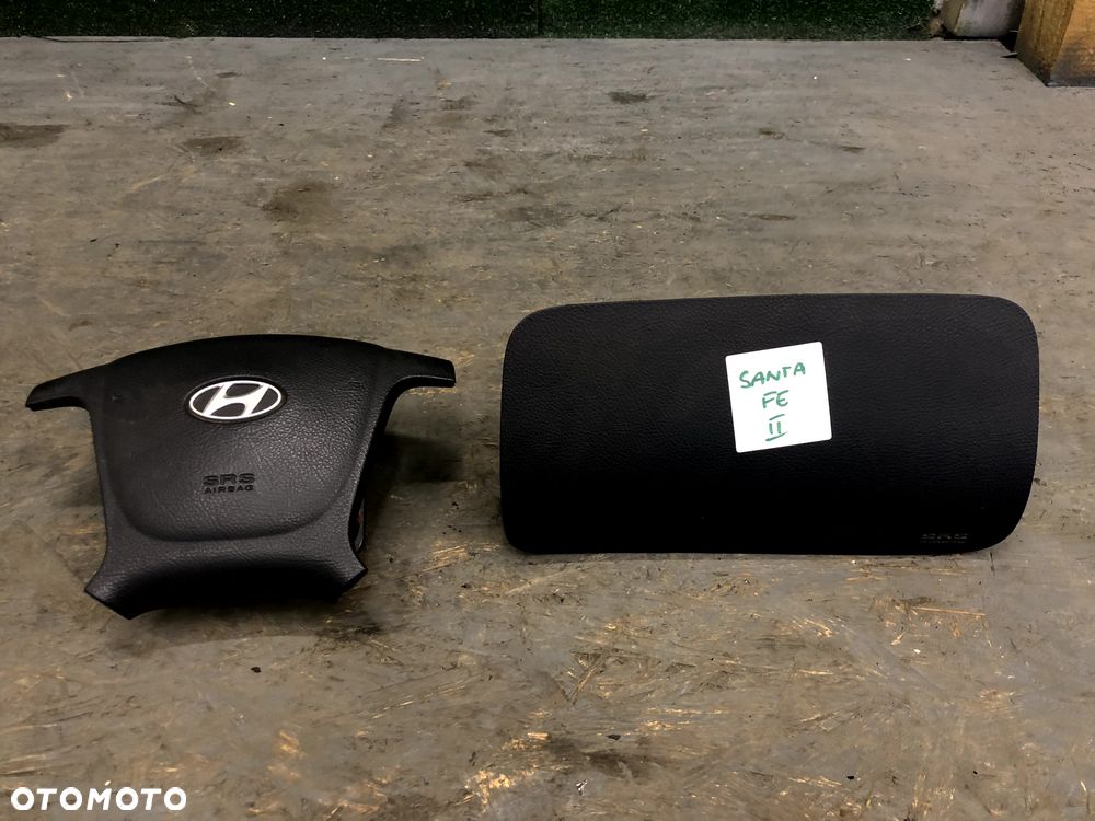 HYUNDAI SANTA FE II 2006- PODUSZKI POWIETRZNE AIRBAG PODUSZKA KIEROWCY PASAŻERA EUROPA