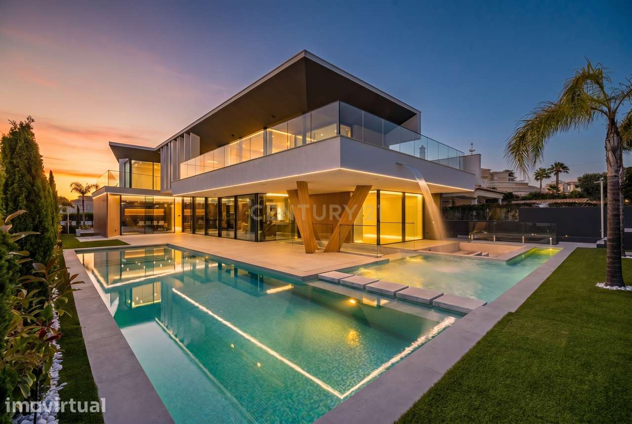 Moradia T5 de Luxo com Vista Mar Panorâmica | Galé | A poucos passos d - Grande imagem: 5/48