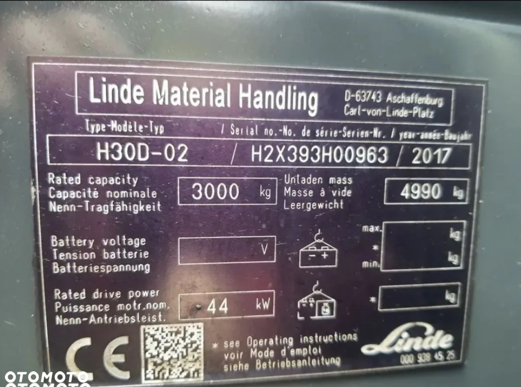 Linde H30D - 8