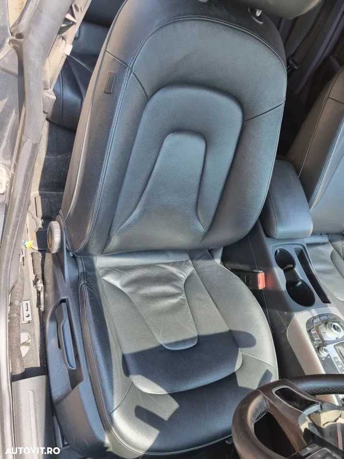 Interior scaune piele neagra Audi a5 8t cu incalzire - 1