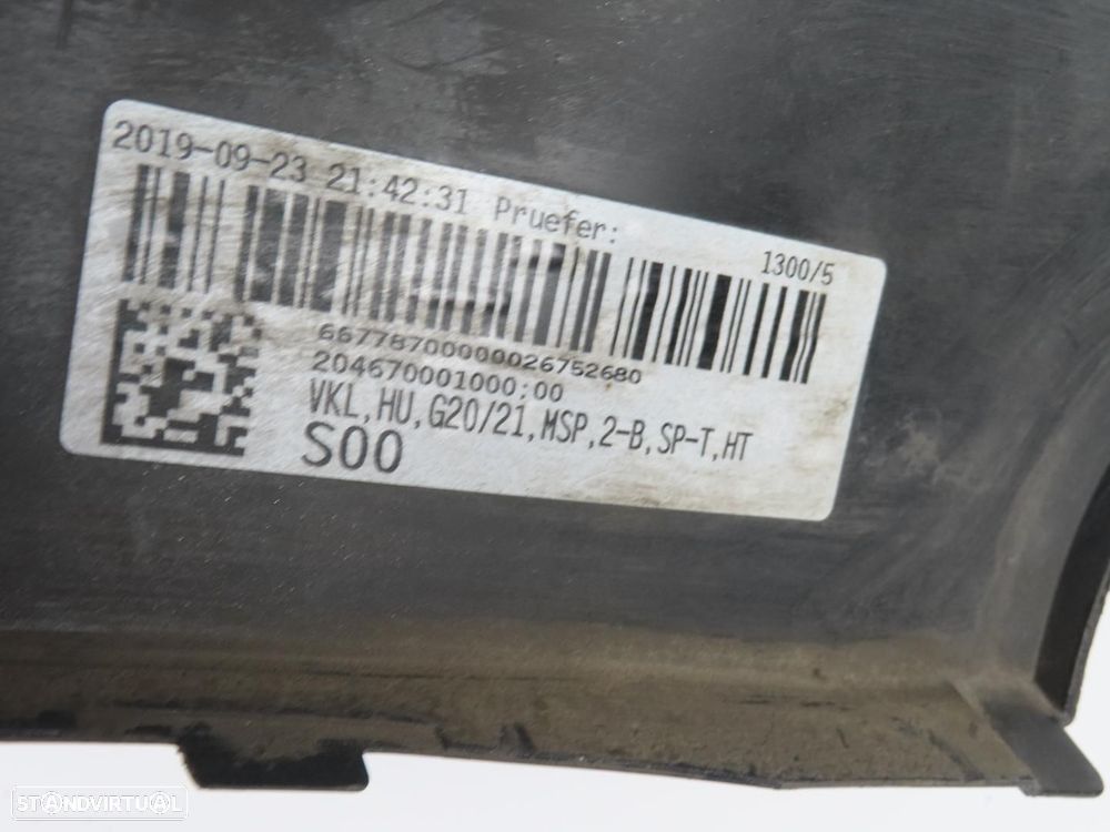 Difusor parachoques M Trás Usado / Original BMW 3 (G20)/BMW 3 Touring (G21) 5112... - 4